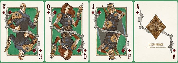 steampunk deck of cards