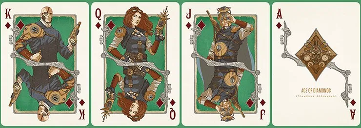 Steampunk Beginnings Playing Cards - image 5