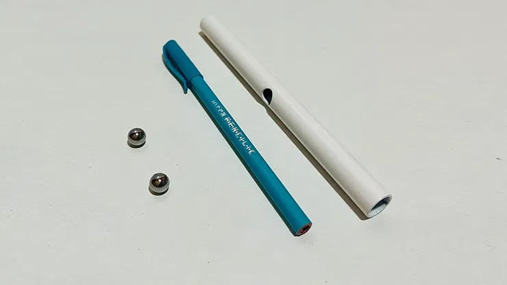 Steel Ball Through Pen - image 1