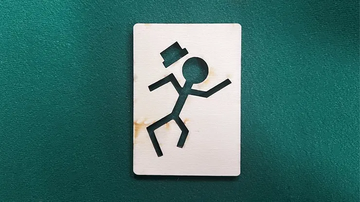 Stickman Bob - Smoking Card Template