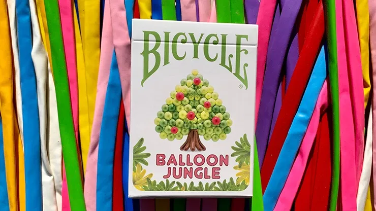 Bicycle Balloon Jungle Playing Cards - Stripper Deck - image 1