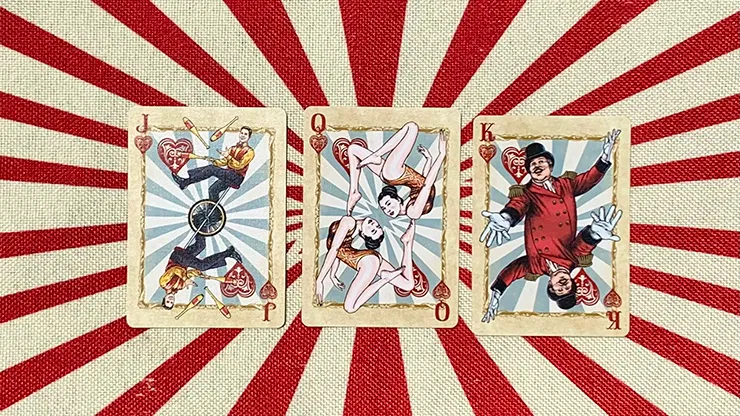 Stripper Bicycle Circus Nostalgic Playing Cards - image 5