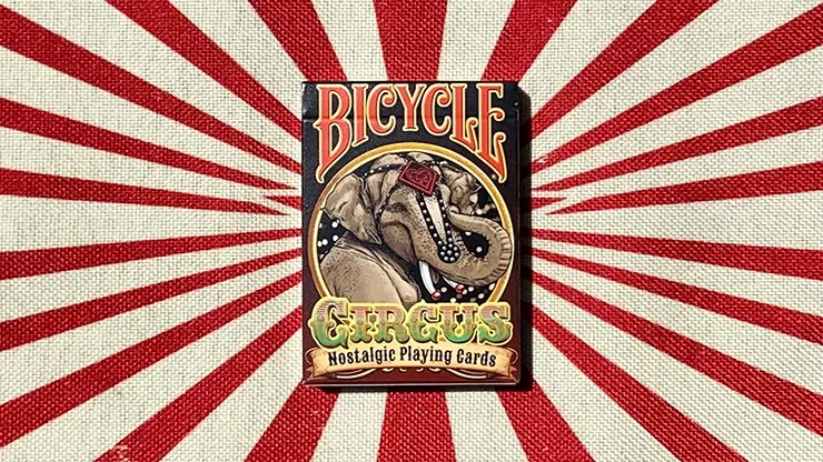 Stripper Bicycle Circus Nostalgic Playing Cards - image 1
