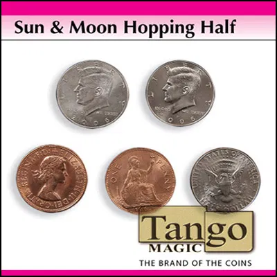 Sun & Moon - Double-Sided Half Dollar/English Penny
