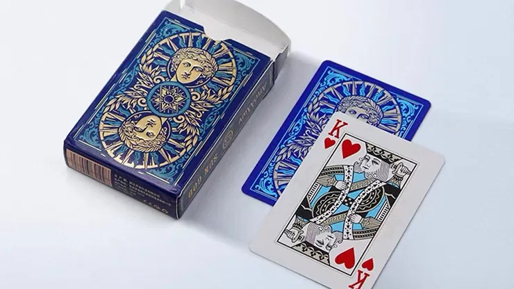 Sun God Greek Mythology Themed Blue Edition Playing Cards - image 1