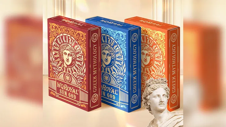 Sun God Greek Mythology Themed Red Edition Playing Cards - image 4