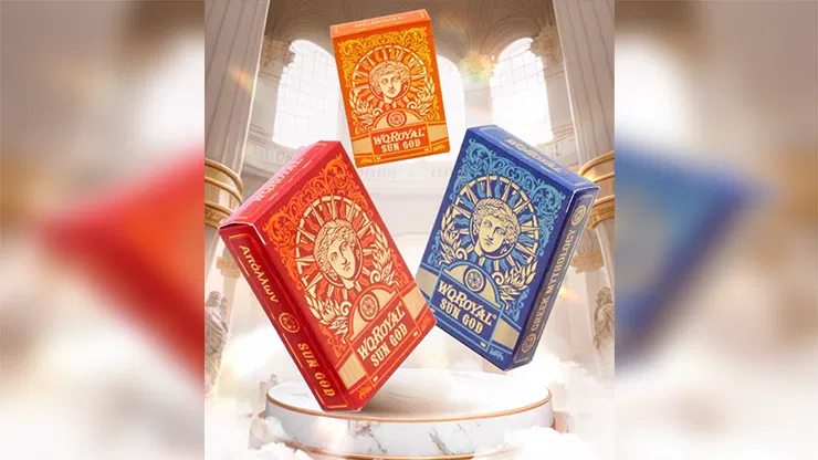 Sun God Greek Mythology Themed Red Edition Playing Cards - image 5