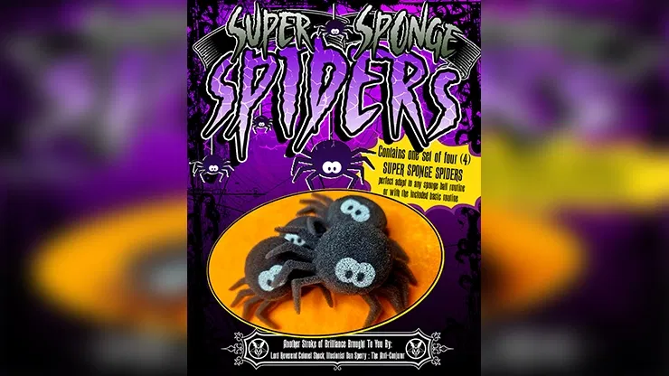 Super Sponge Spiders Sponge Ball Set - image 1
