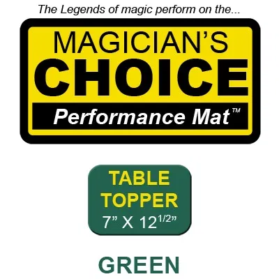 Table Topper Close-Up Mat (Green | 7in x 12in)