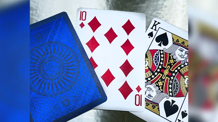 Tally Ho Blue  MetalLuxe Playing Cards - image 3