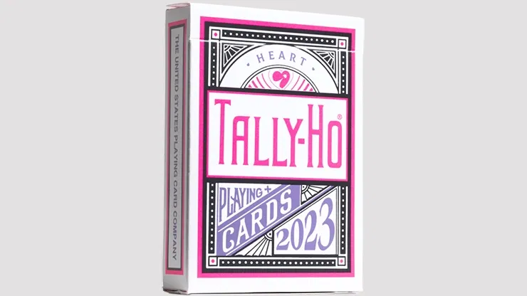 Tally Ho Circle Back Heart Playing Cards - image 1