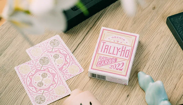 Tally-Ho Orchid Playing Cards - image 2
