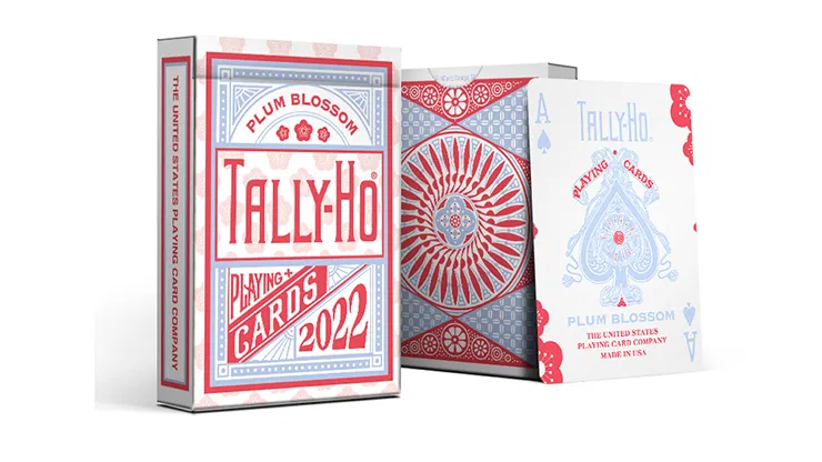 Tally-Ho Plum Blossom Playing Cards - image 3