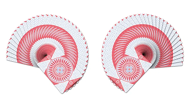 Tally-Ho Plum Blossom Playing Cards - image 4