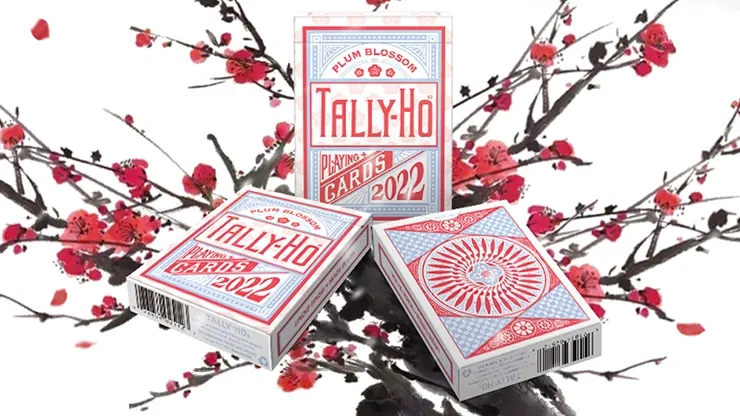 Tally-Ho Plum Blossom Playing Cards - image 1