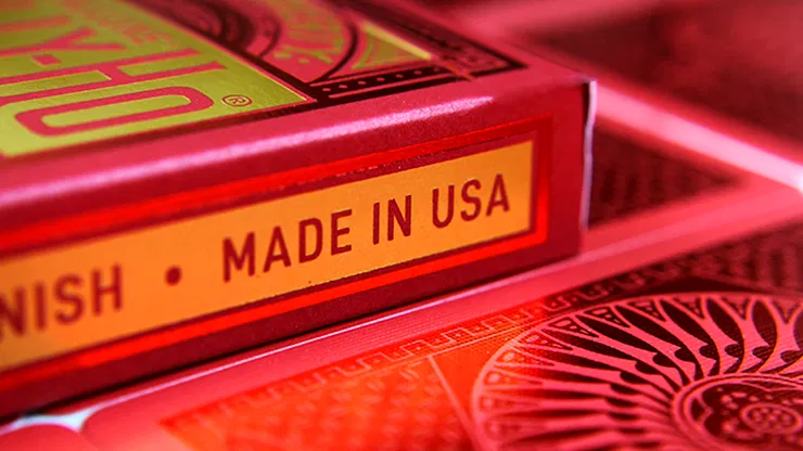 Tally-Ho Red MetalLuxe Playing Cards - image 6