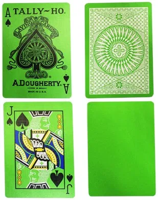Tally-Ho Limited Edition Reverse Circle Back Playing Cards - image 2