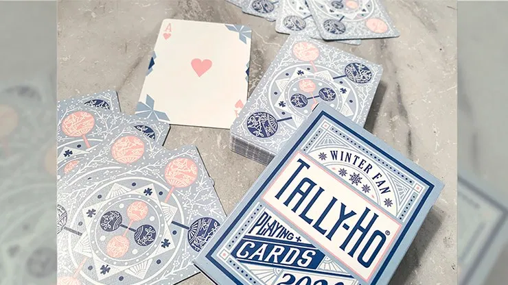 Tally-Ho Winter Fan Playing Cards - image 4