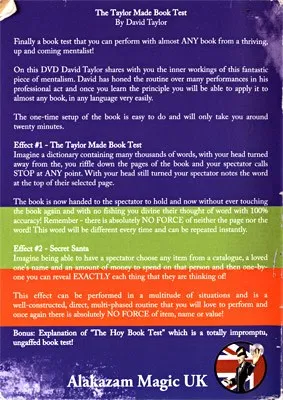 Taylor Made Book Test - image 2