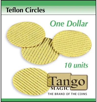 Teflon circles Dollar size