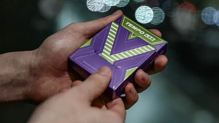 Tempo-Lab Purple Playing Cards - image 1