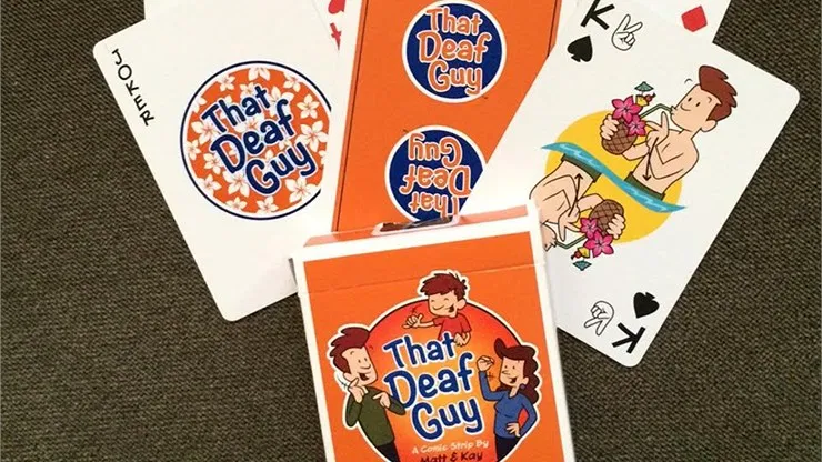 That Deaf Guy Paradise Edition Playing Cards - image 2