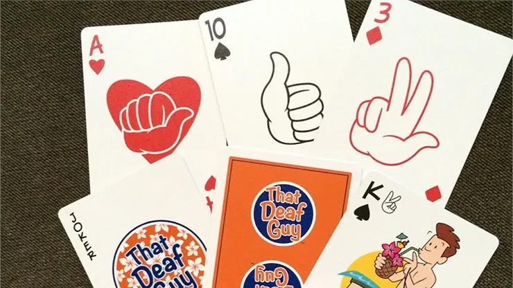 That Deaf Guy Paradise Edition Playing Cards - image 3