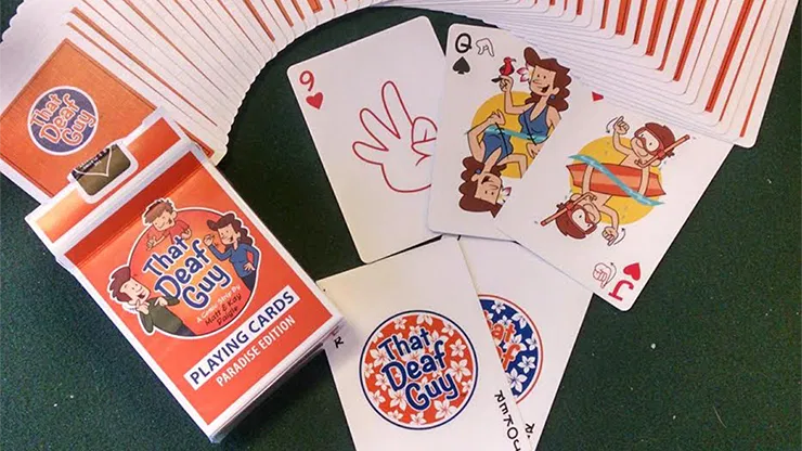 That Deaf Guy Paradise Edition Playing Cards - image 1