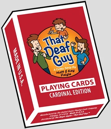 That Deaf Guy Playing Cards (Cardinal Edition) - image 1