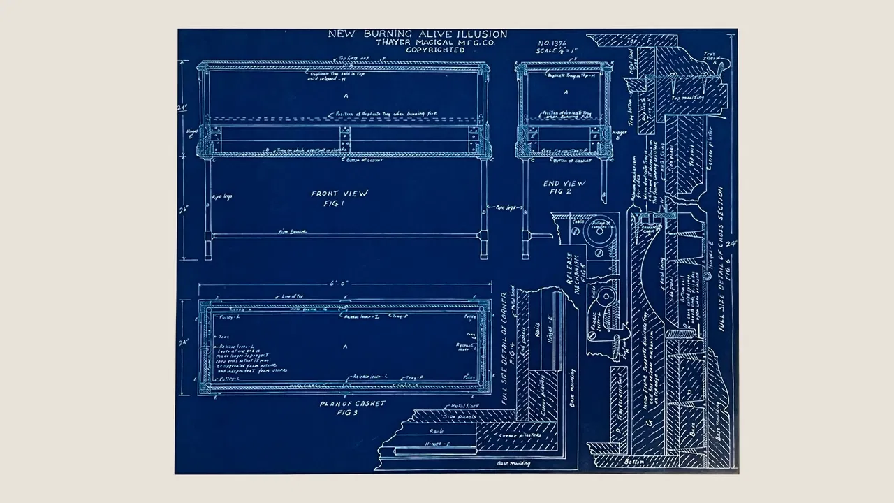 Thayer Magic Illusion Blueprints - image 3