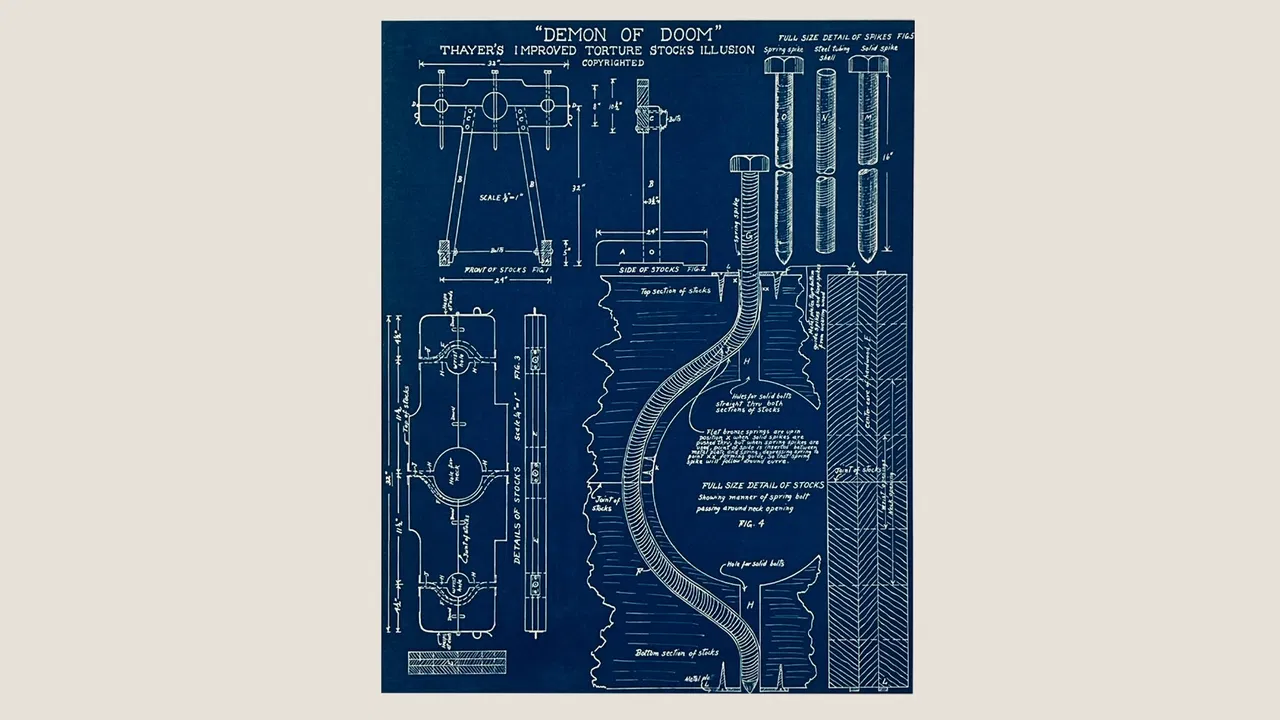 Thayer Magic Illusion Blueprints - image 6