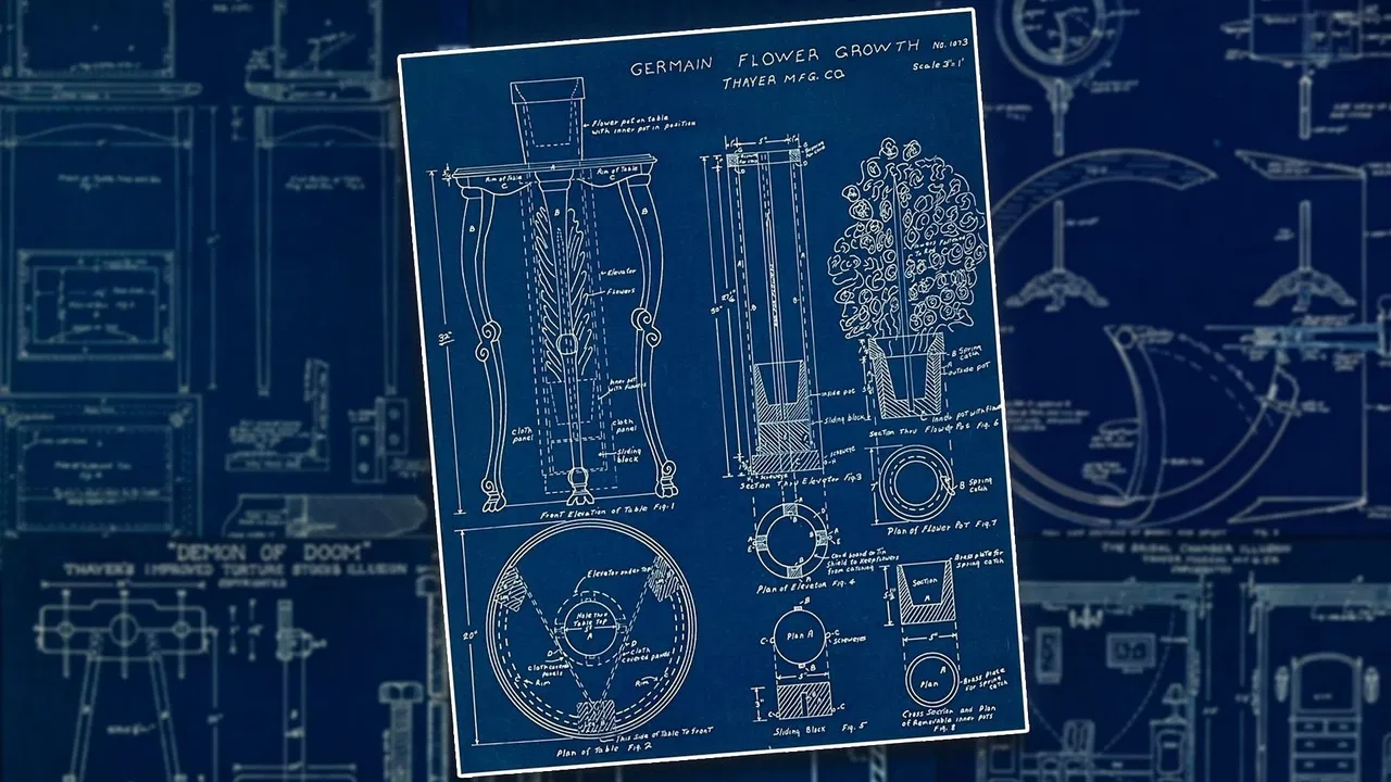 Thayer Magic Illusion Blueprints - image 2