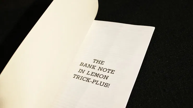 The Bank Note in Lemon Trick - image 2
