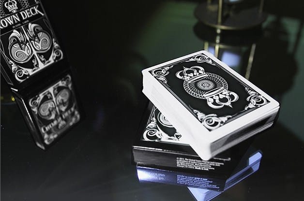 The Crown Deck (Black) | Vanishing Inc. Magic