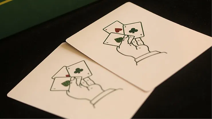 The Expert at the Card Table  Playing Cards (Green) - image 9