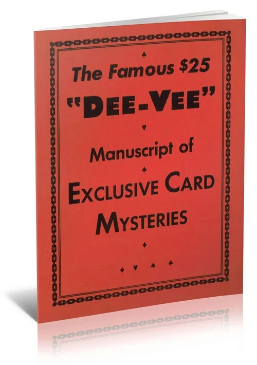 The Famous $25 "Dee-Vee" Manuscript of Exclusive Card Mysteries
