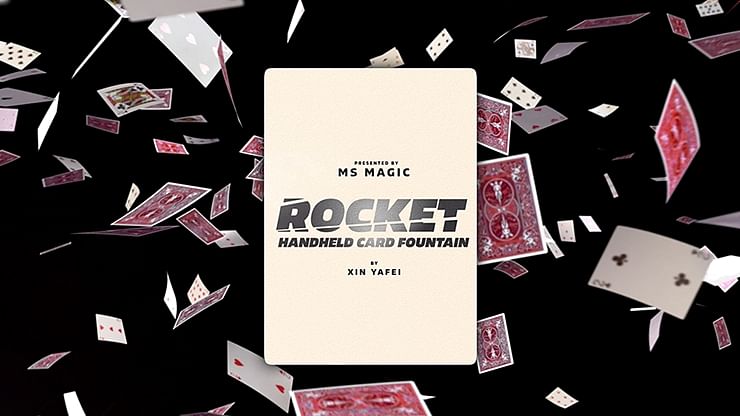 Rocket Card Fountain - magic