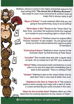 The Secret Art Of Monkey Business Volume 2 - image 2