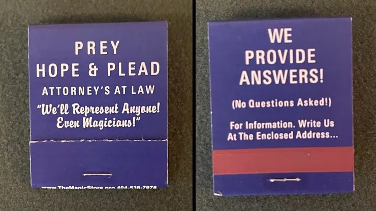 The Ultimate Matchbook set Match-Out and Magicians Matches - image 4