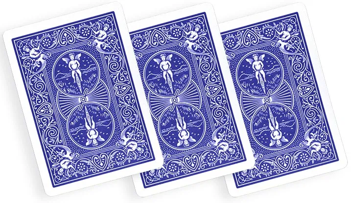 Three Way Forcing Deck Bicycle (Blue) - image 2