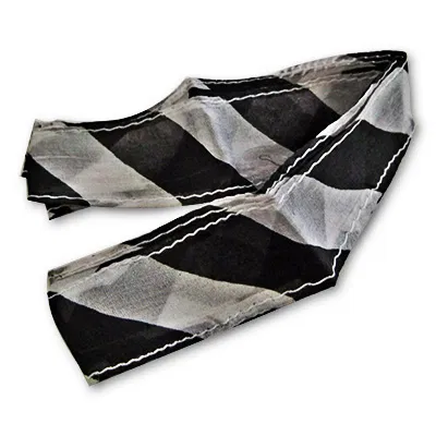 39in Thumb Tip Streamer (Black and White)
