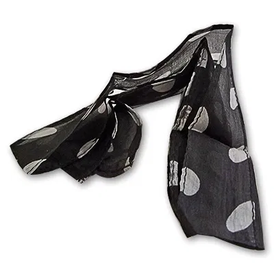 Thumb Tip Streamer (White Dots on Black)