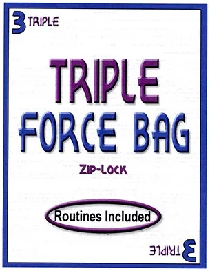 Triple Force ZIP LOCK Bag