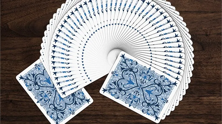 Light Blue Tulip Playing Cards - image 2