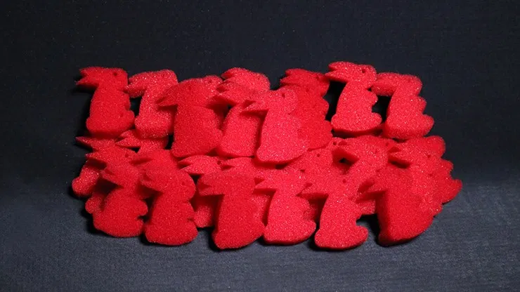 Ultra Soft Red Bunny Bag of 50