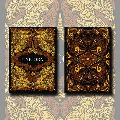 Unicorn Playing Cards (Copper Edition) - image 1