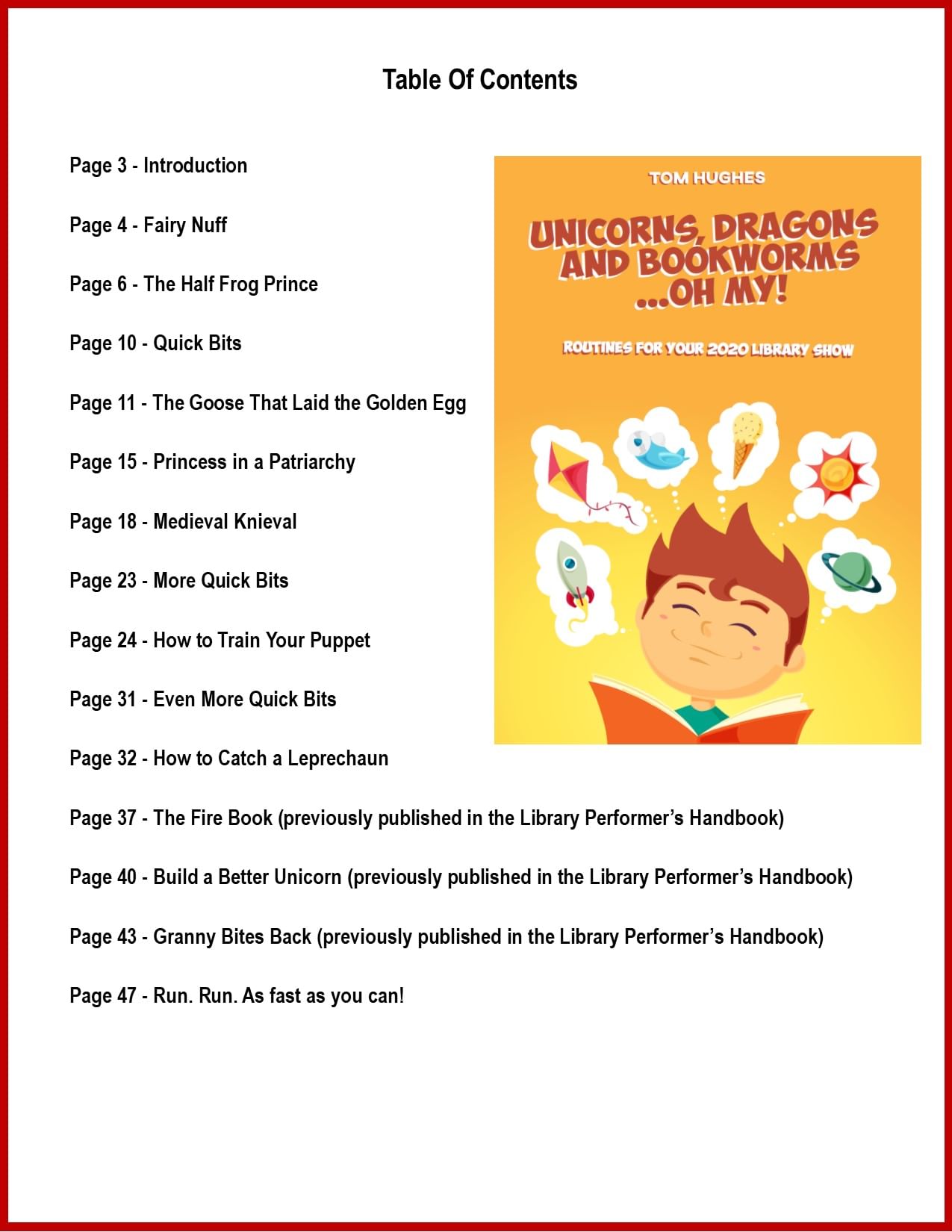Unicorns, Dragons and Bookworms…Oh My!