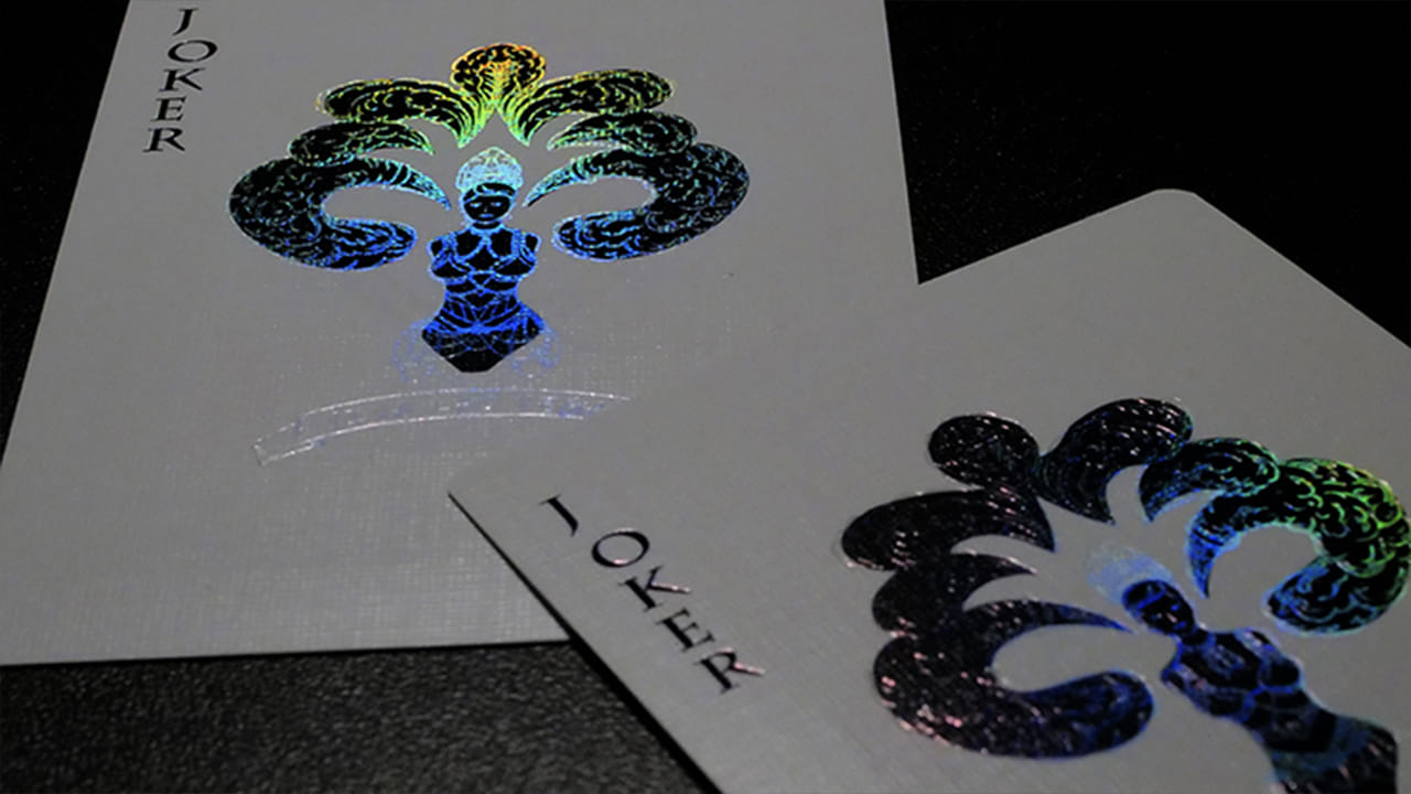 Gold Vegas Diffractor Playing Cards - thumbnail 2
