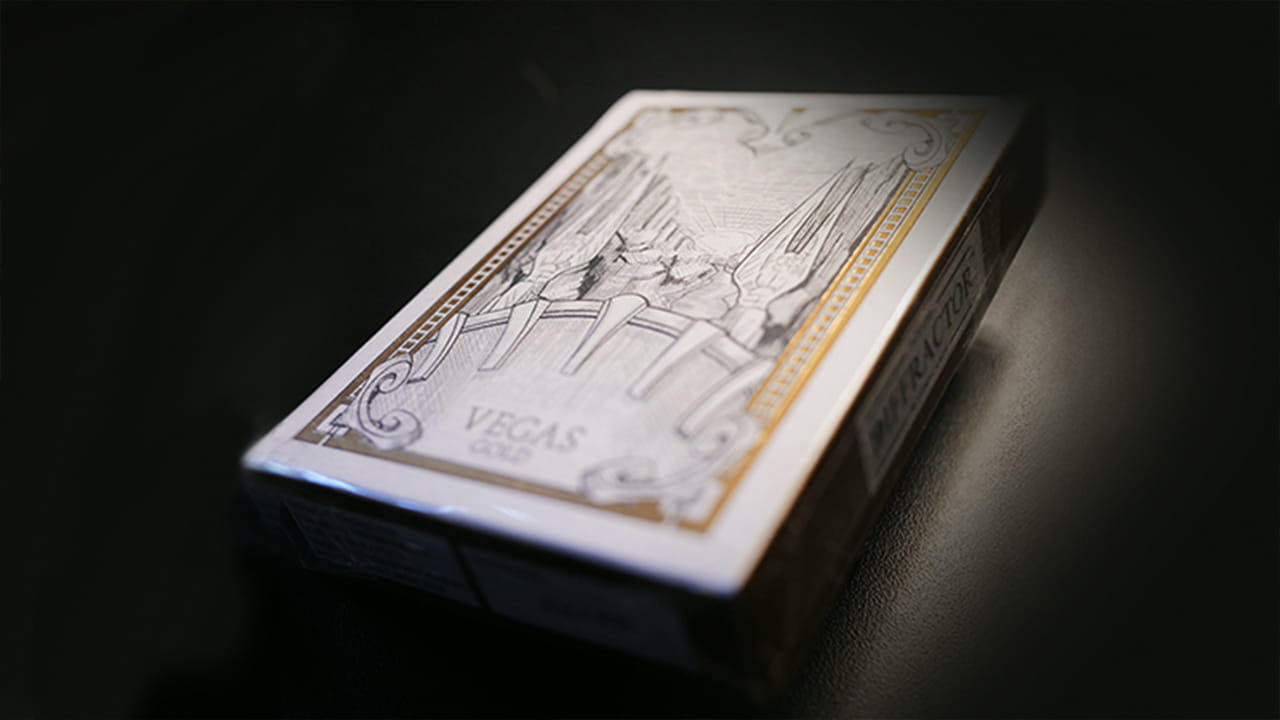 Gold Vegas Diffractor Playing Cards - thumbnail 4