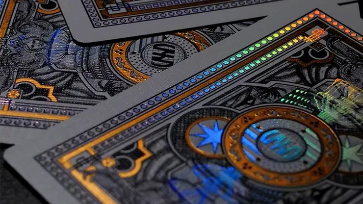 Gold Vegas Diffractor Playing Cards - image 4